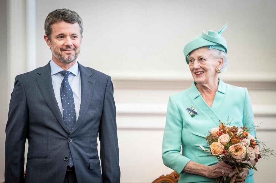 Crown Prince Frederik and Queen Margrethe arrive for the annual opening of the parliamentary session at the Danish Parliament (Folketinget) at Christiansborg Castle in Copenhagen, on October 4, 2022.- AFP PIC