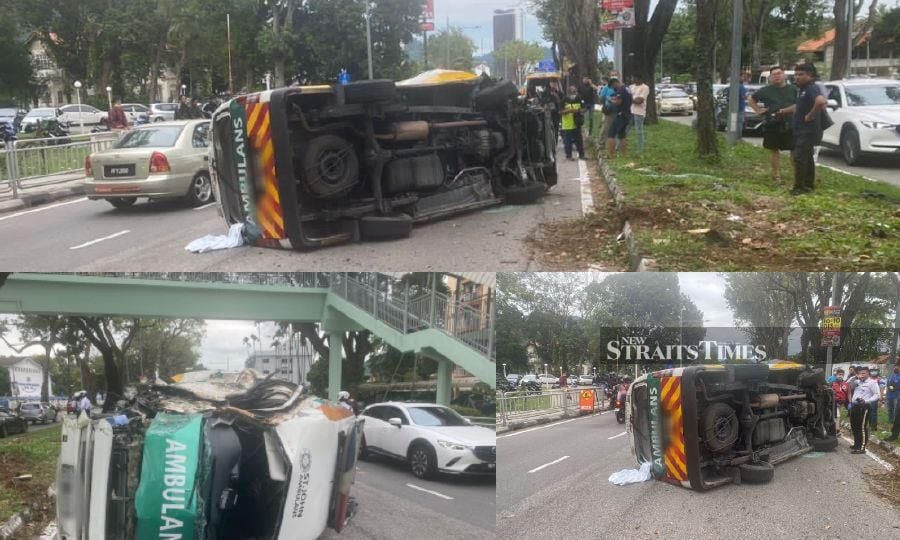 The accident occurred along Jalan Masjid Negeri. 