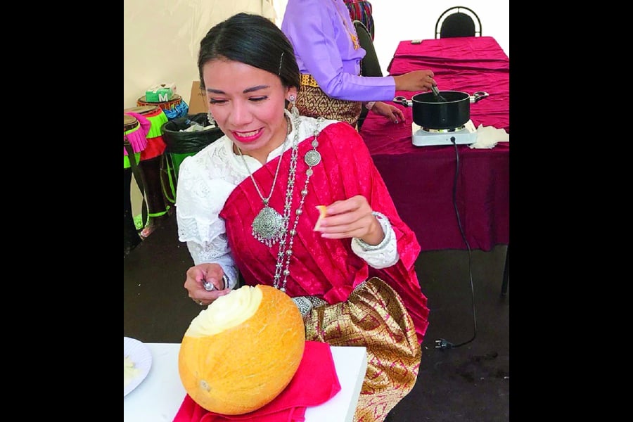 A fruit carving demonstration at the Thai Festival in the Hermitage Garden, Moscow, recently. — Pic courtesy of Writer