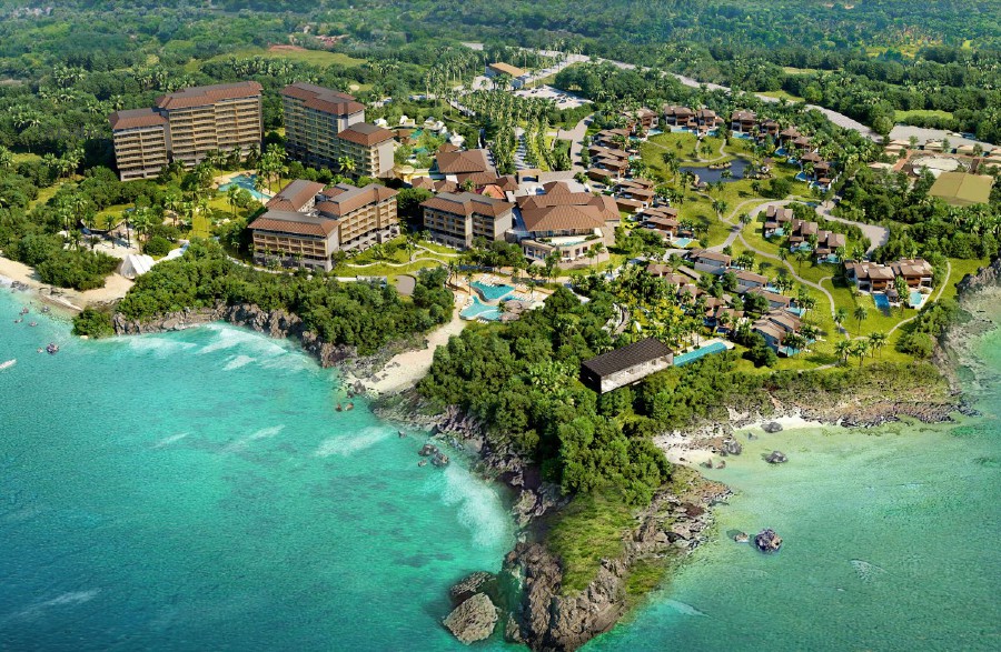 An artist’s impression of the Four Seasons Resort & Private Residences in Okinawa, Japan.