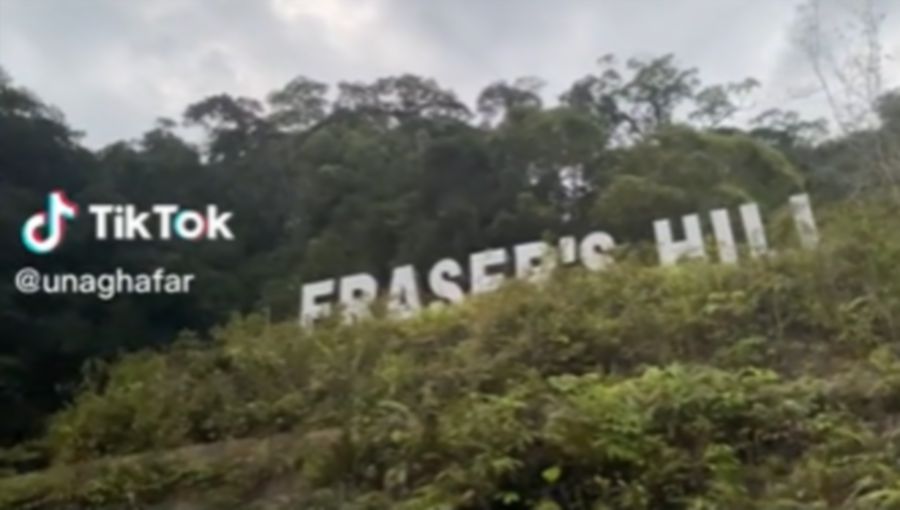 Fraser's Hill, once a popular destination for nature enthusiasts, has now become a deserted town that leaves travellers feeling terrified. - Screengrab via TikTok/Unaghafar