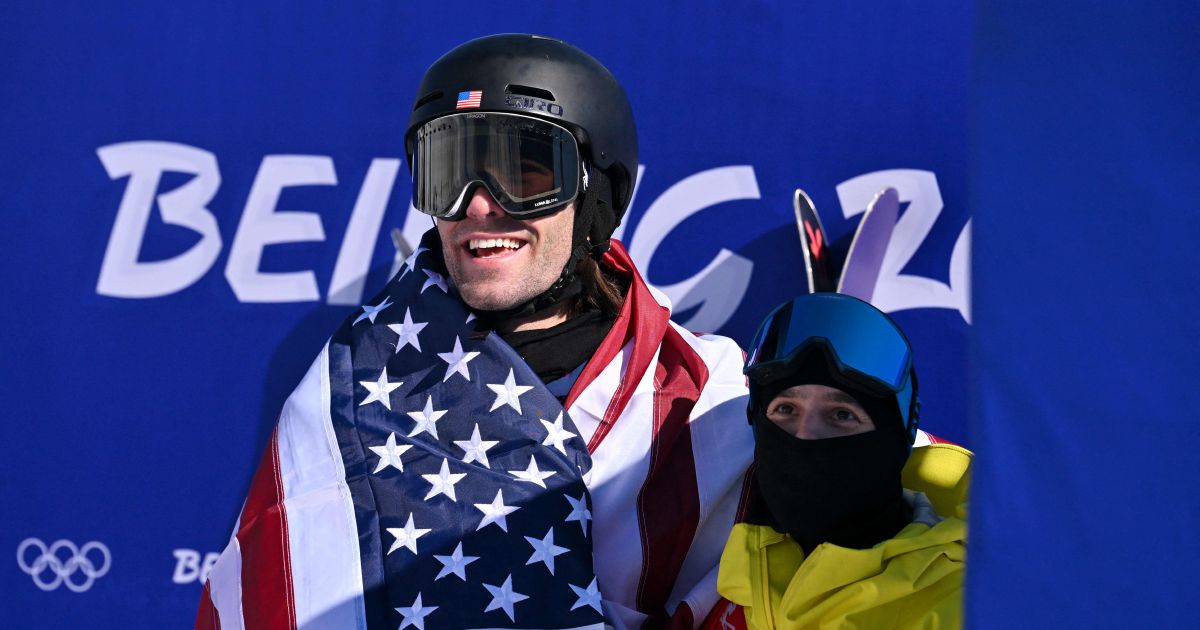 American Hall wins freeski slopestyle Olympic gold
