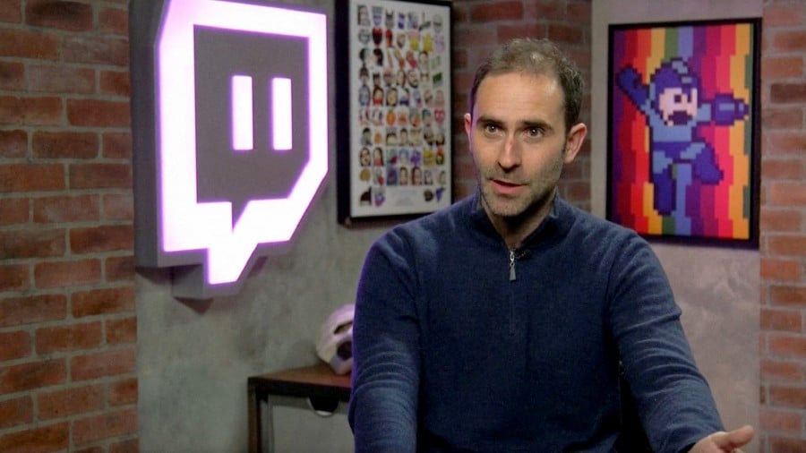 Twitch CEO Emmett Shear speaks during a video interview in San Francisco. - REUTERS PIC