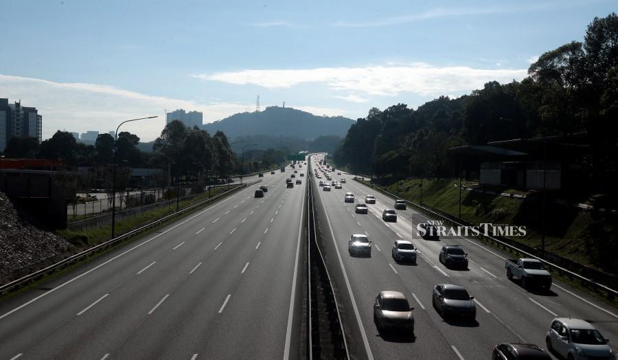 Traffic flow on major expressway was reported to be smooth. -NSTP/File pic