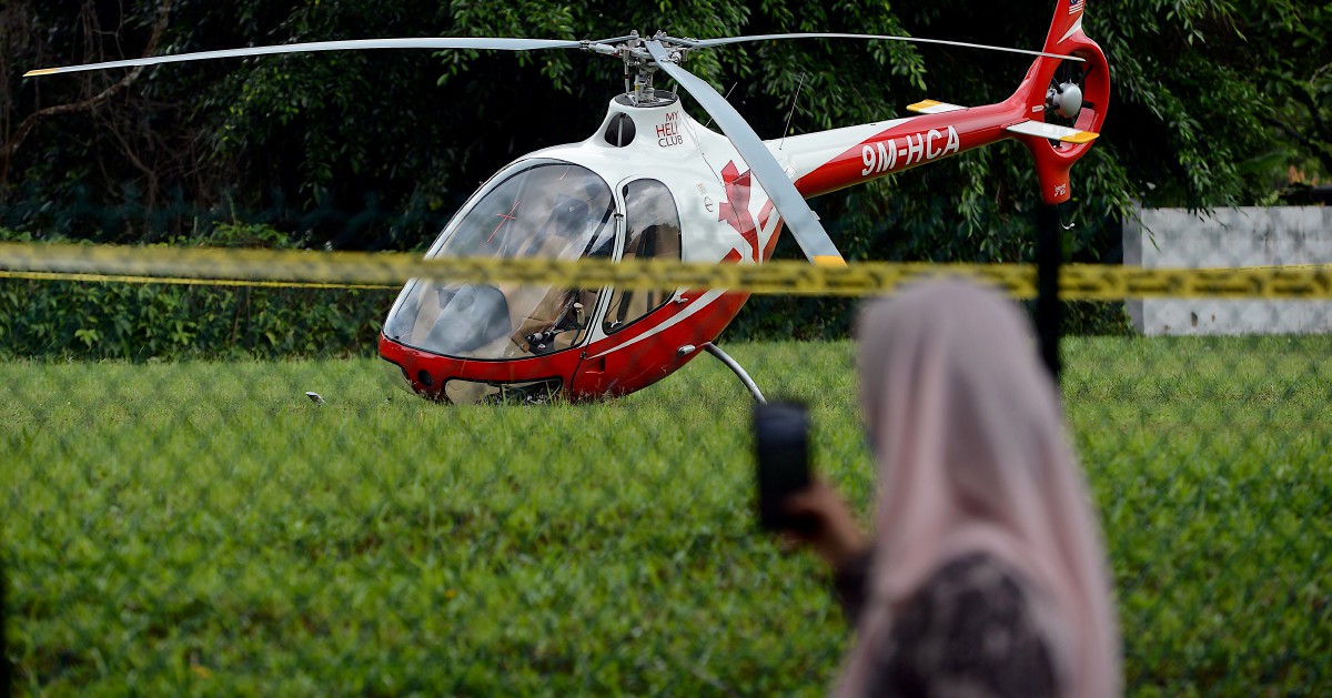 Transport Ministry To Probe Taman Melawati Chopper Crash