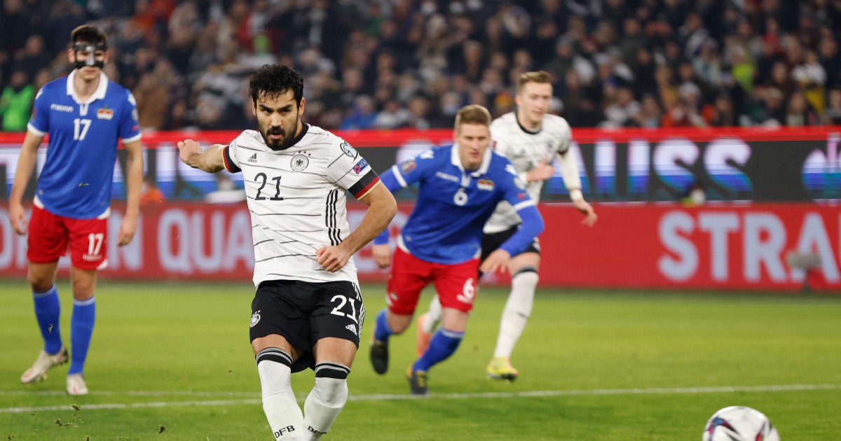 Flick claims record sixth win as Germany hit nine past Liechtenstein