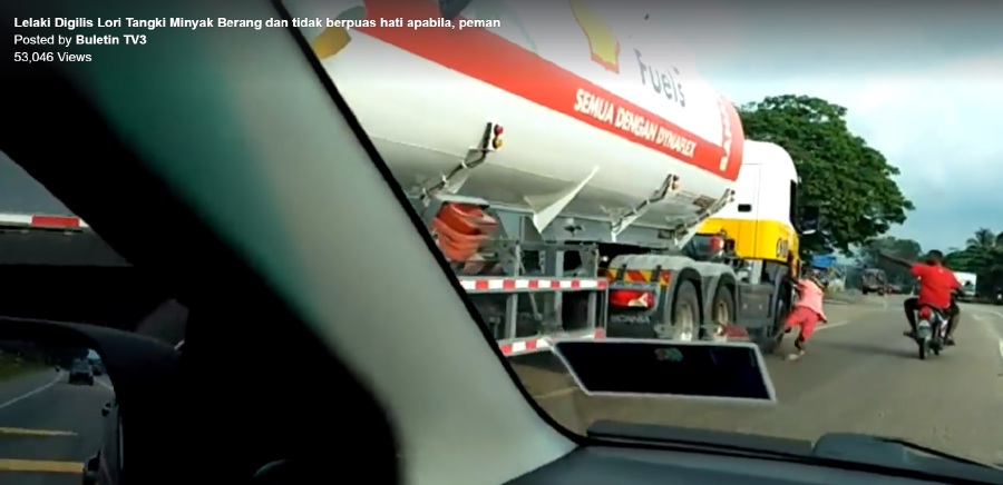 Watch: Man Run Over By Oil Tanker Lorry In Horrific Johor Road Rage ...