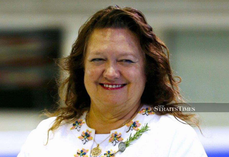 Australia’s richest person, Gina Rinehart, become a substantial shareholder in Lynas Rare Earths, the largest producer of rare earths outside of China, an exchange filing showed late on Tuesday. REUTERS/Jason Reed/File Photo