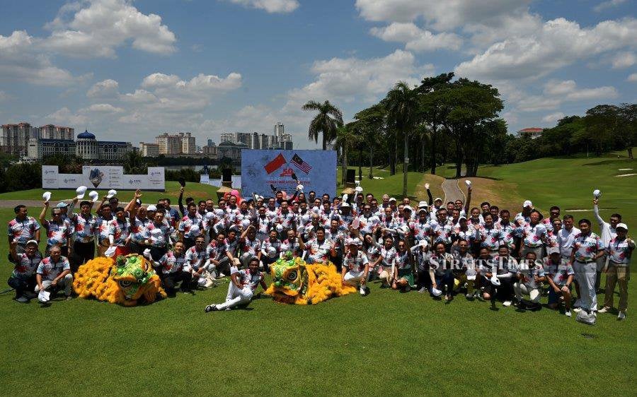To mark the 50-year milestone in bilateral relations between China and Malaysia, WDA Technology Sdn Bhd and The Golf Goddess have teamed up to stage the China-Malaysia Diplomatic Relations Golf Series. - NSTP/MOHAMAD SHAHRIL BADRI SAALI