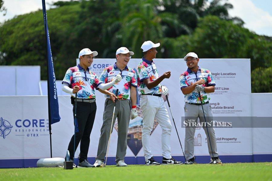 Among the participants who took part in the "China-Malaysia Diplomatic Relations Golf Series" at The Mines Resort & Golf Club, Seri Kembangan. - NSTP/MOHAMAD SHAHRIL BADRI SAALI