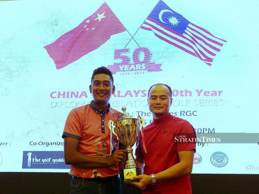 In the Medal A category (net handicap 1-18), Nik Saiful Lizam - captain of Team Malaysia - took the top prize. - NSTP/SAIFULLIZAN TAMADI