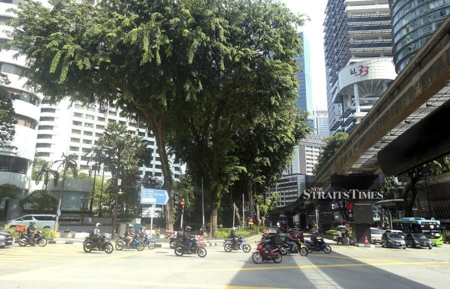 A general view of trees along Jalan Sultan Ismail in Kuala Lumpur. -NSTP/HAIRUL ANUAR RAHIM