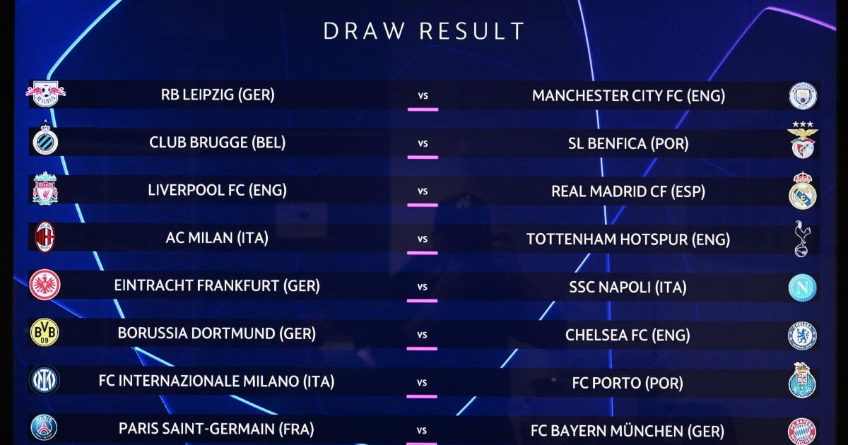 PSG to face Real Madrid in Champions League last 16 after UEFA redoes draw
