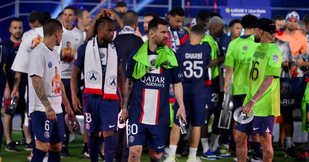 Messi and Ramos say goodbye to PSG after securing record 11th top flight  crown