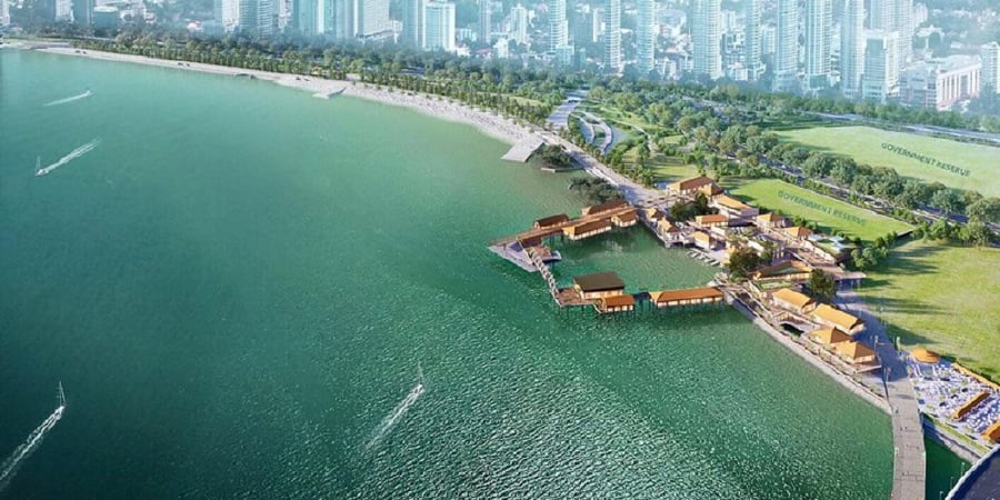 Gurney Wharf is expected to be completed in 2025. Image via Facebook