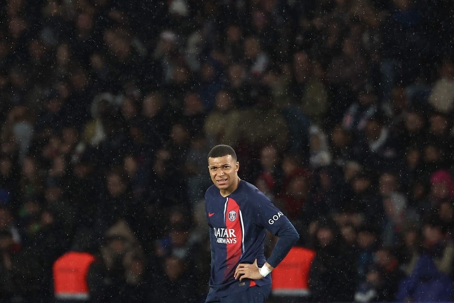 Paris Saint-Germain's Kylian Mbappe. - AFP PIC