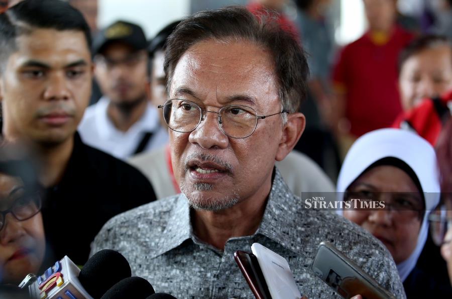 Port Dickson MP Datuk Seri Anwar Ibrahim said the hotel is expected to benefit locals in terms of job opportunities as well as to contribute to the growth of the small businesses in the area. (NSTP/IQMAL HAQIM ROSMAN)