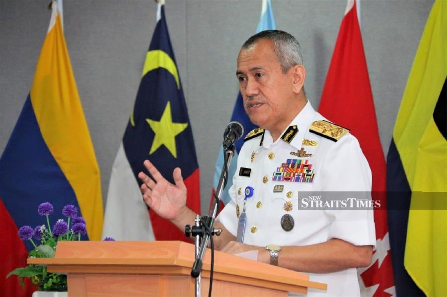Malaysian Maritime Enforcement Agency (MMEA) Director-General Maritime Admiral Datuk Hamid Mohd Amin.