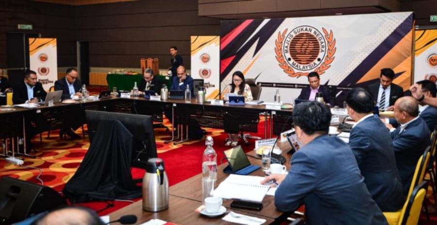 Malaysia Games supreme council meeting chaired by Youth and Sports Minister Hannah Yeoh today. -- Pic courtesy of MSN