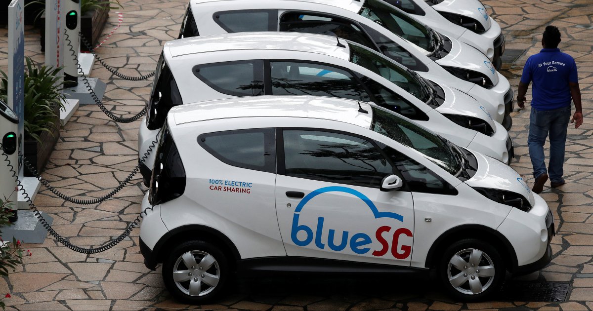 Singapore launches electric car-sharing service | New Straits Times