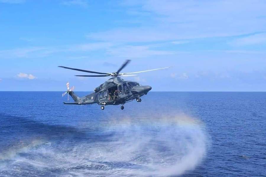 FILE: The M503-3 Maritime Operations Helicopter (HOM), one of two helicopters that crashed at the Royal Malaysian Navy (RMN) Lumut base today, was a new aircraft procured in 2021.