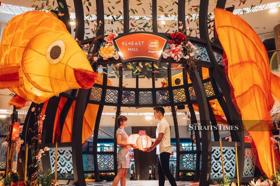 Chinese New Year decor at Klang Valley malls in full bloom despite MCO