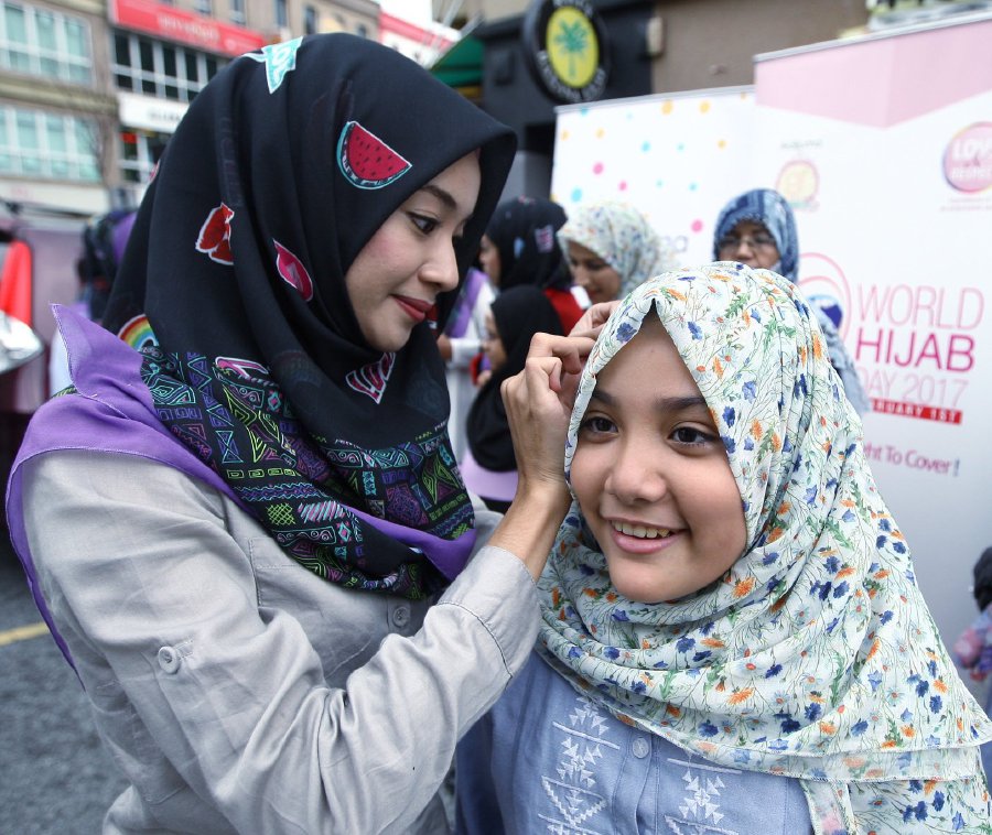 The World Hijab Day aims to encourage women of all religions and backgrounds to wear and experience the hijab. FILE PIC 