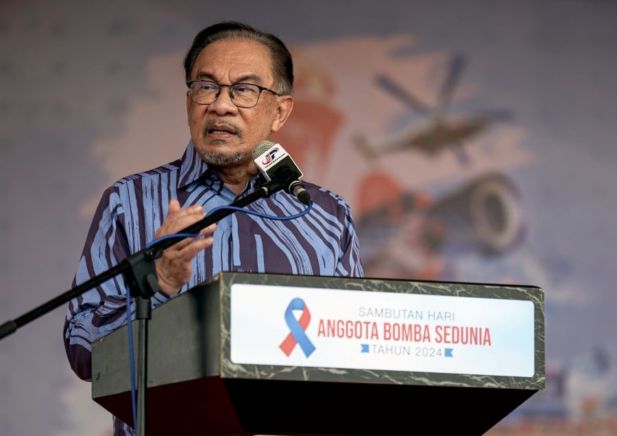 Prime Minister Datuk Seri Anwar Ibrahim will launch the National Anto-Corruption Strategies in Putrajaya on Tuesday. Bernama file pic