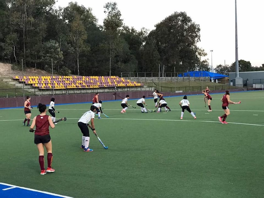 Fifteen-year-old Kirandeep Kaur scored a last minute winner against Queensland for a well deserved 2-1 victory leading towards the Asian Games in Jakarta. (Pic courtesy of MALAYSIAN HOCKEY CONFEDERATION)