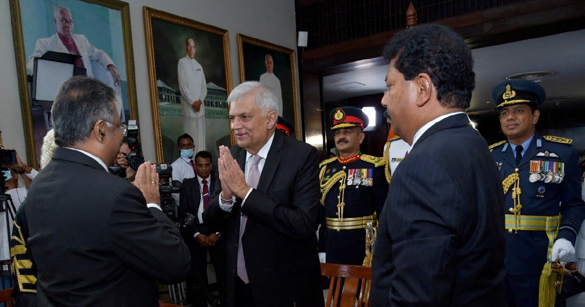 New Sri Lanka president sworn in eyeing unity government New Straits