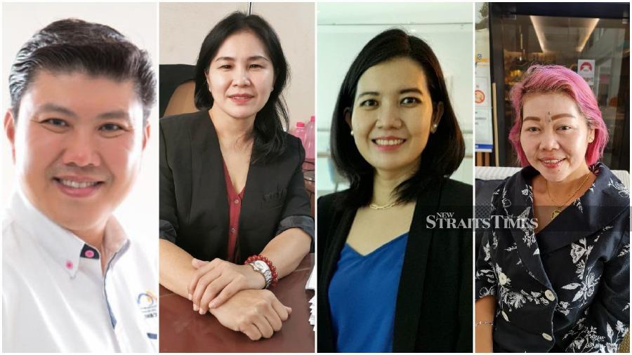 (L-R) Ivan Teo, Tan Ai Lee, Melanie Rahayu and Lim Lily Lian. - NSTP/VINCENT D’SILVA. 