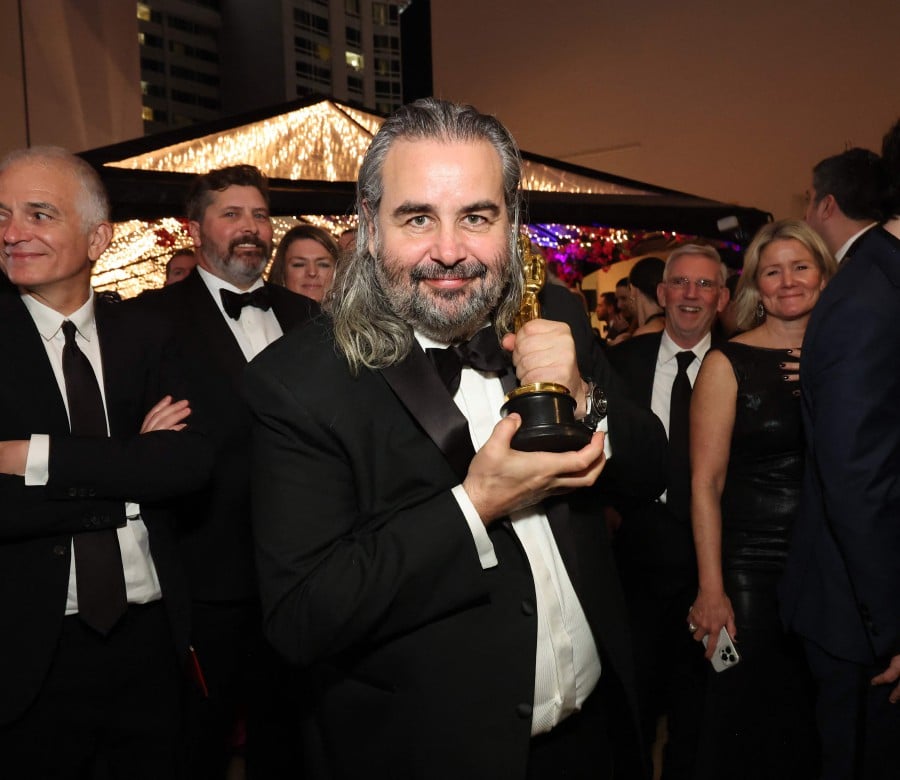  Hoyte van Hoytema, winner of the Best Cinematography award for "Oppenheimer," attends the Governors Ball during the 96th Annual Academy Awards at Dolby Theatre in Hollywood, California. -AFP PIC
