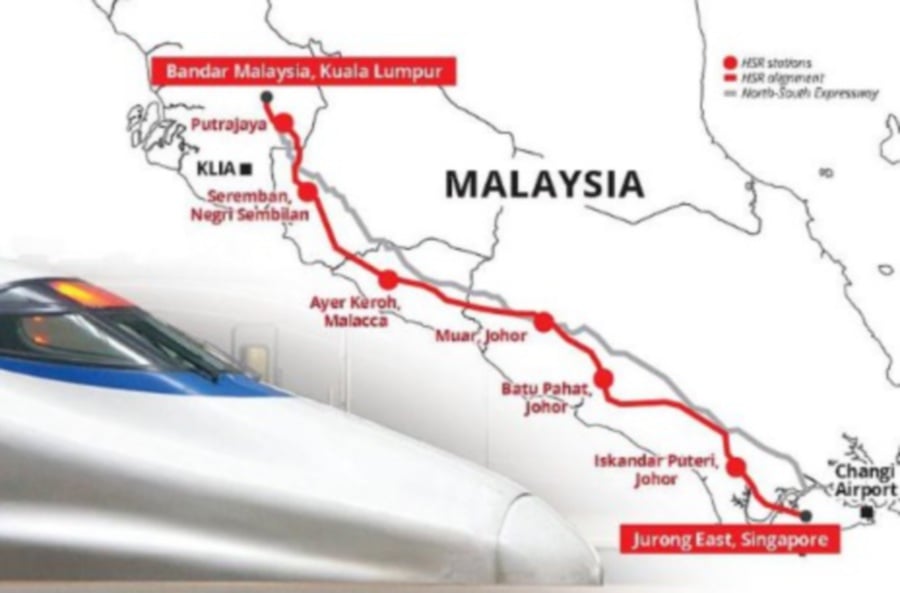 Kl Sg Hsr To Generate Rm70b In Investments By 2060