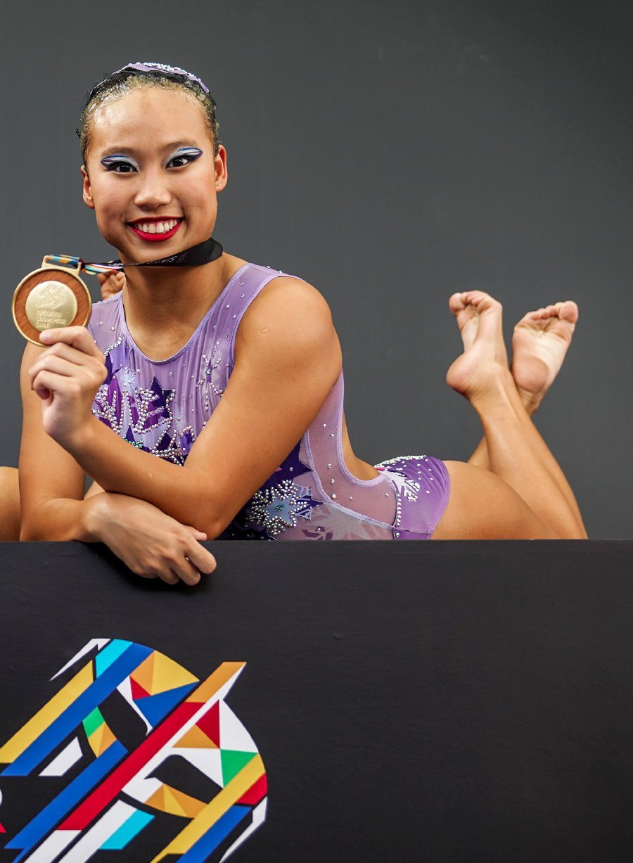 Hua Wei proved what she’s capable of when she won silver in the solo technical routine.