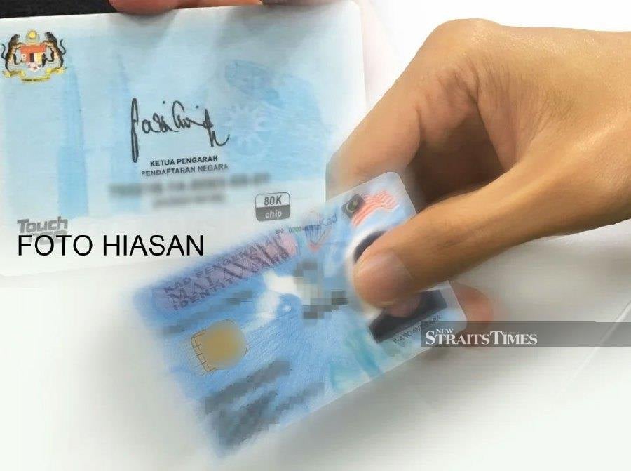 Two foreigners with fake Malaysian identity cards were nabbed during an enforcement operation around Alam Damai yesterday. File pic.