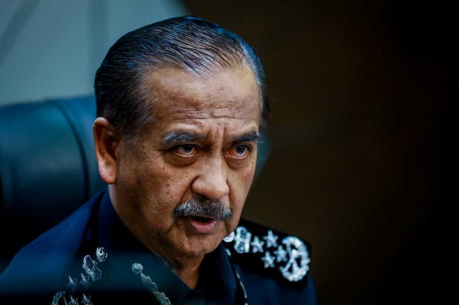Inspector-General of Police, Tan Sri Razarudin Husain. -- NSTP Filepic