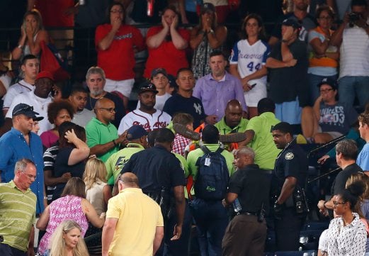 Fan dies after falling from upper deck at Atlanta's Turner Field