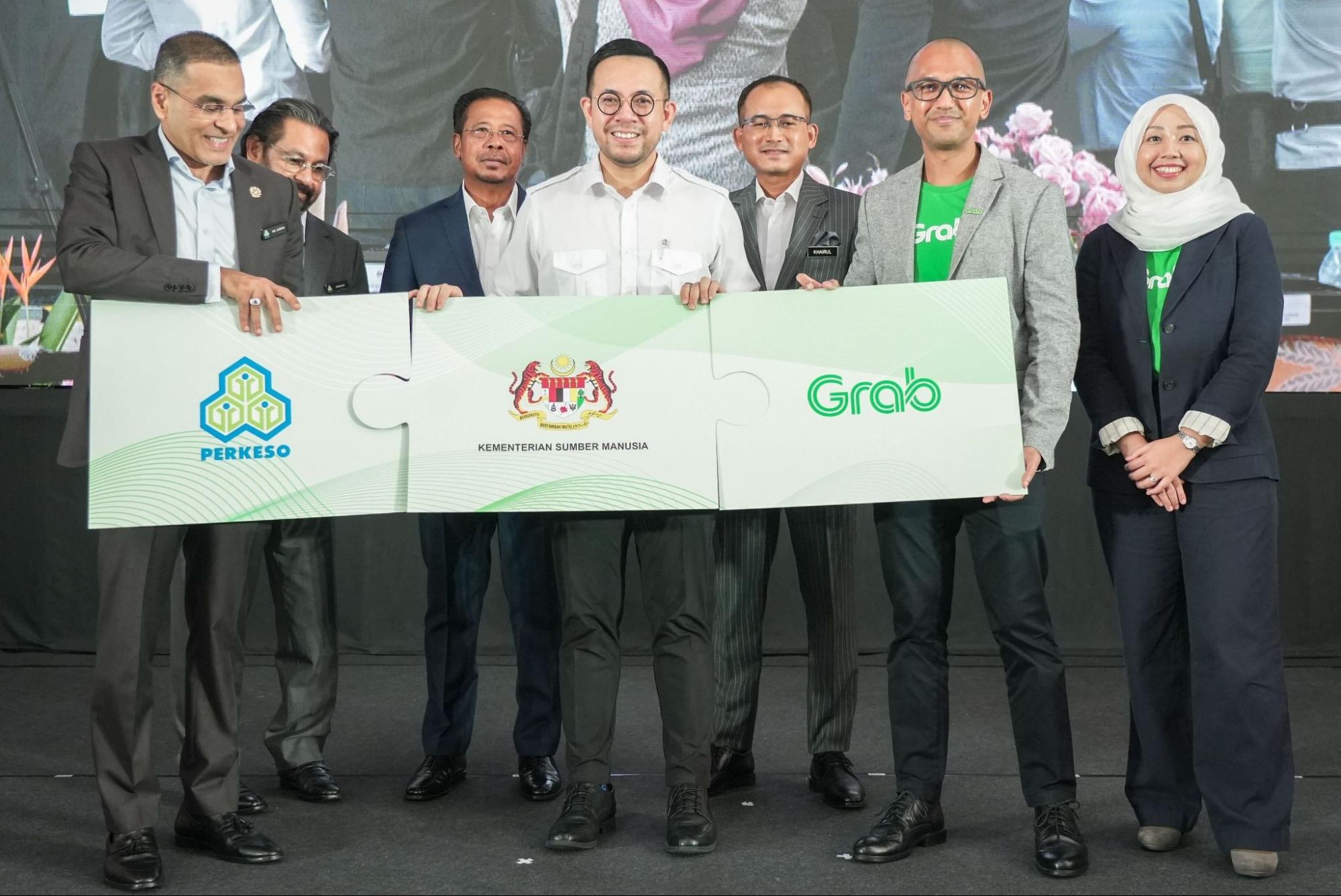 Since April, eligible Grab driver- and delivery-partners have received over RM4 million in matching contributions. - File pic credit (Grab)