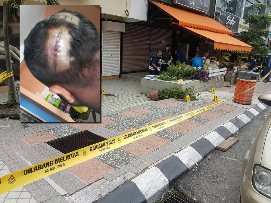 Gang Attacks 3 Policemen In Bangsar
