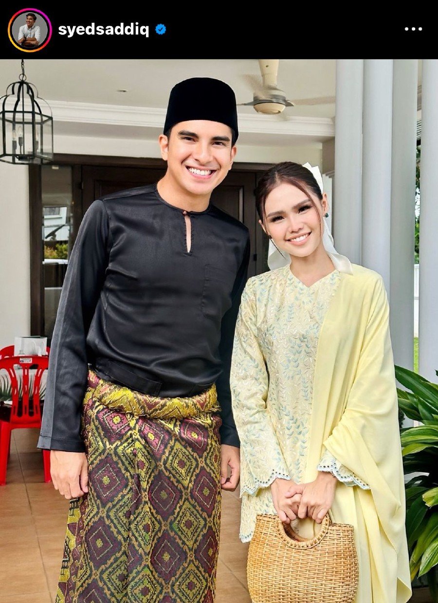 Syed Saddiq expressed hopes that Bella will find peace in an Instagram post after she visited his house for the Hari Raya celebrations. Pic source - Syed Saddiq IG.