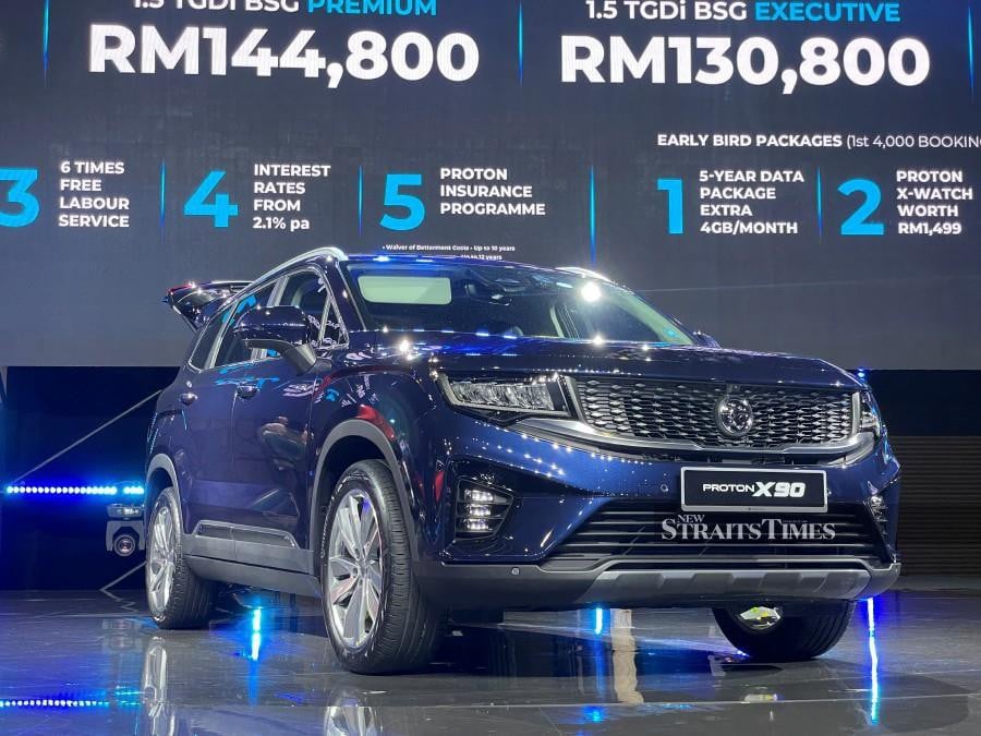 #NSTcbt: Proton Launches X-90, Priced From RM123,800 | New Straits ...