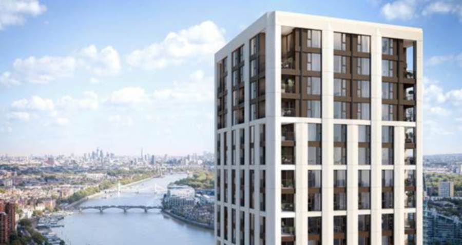 The Imperial’s 157 homes comprise one, two and three-bedroom apartments and four duplex penthouses in a unique waterside setting in prime central London.