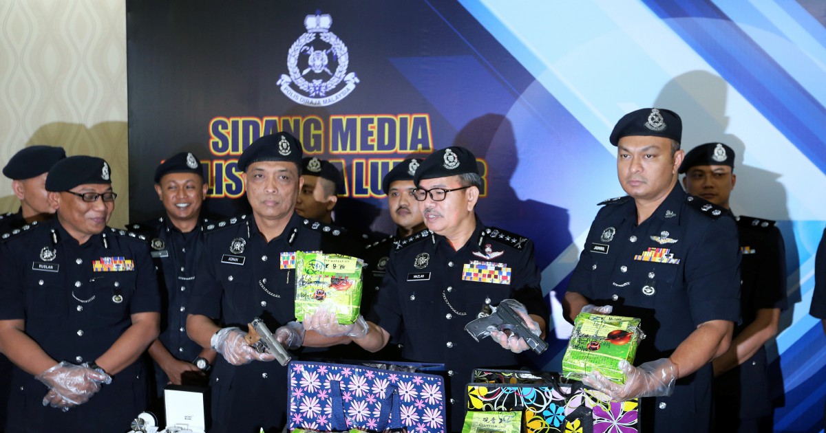 Police Nab 5, Seize Drugs Worth RM1.4m | New Straits Times