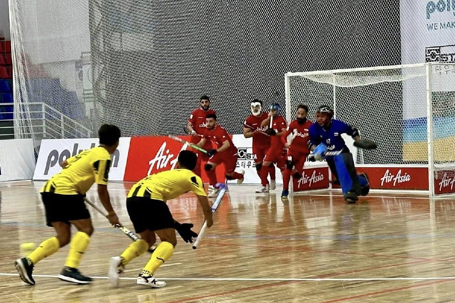 Malaysia booked their ticket after reaching the Asia Cup final on Friday in Taldykorgan, Kazakhstan, with a 3-3 draw against Iran. - Pic courtesy from MHC