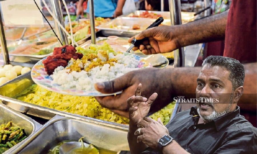 Presma president Datuk Jawahar Ali Taib Khan states that there will be no price increase for any food items sold at mamak restaurants, despite the rise in the cost of goods - NSTP file pic