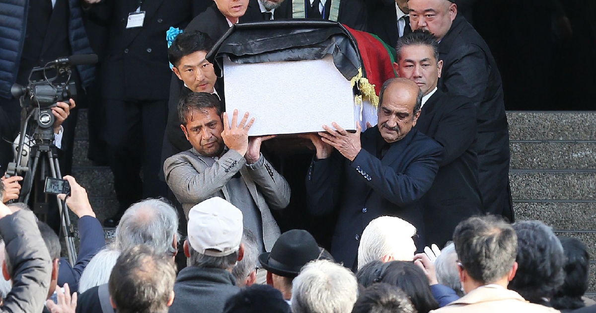 Japan Funeral For 'hero' Doctor Slain In Afghanistan 