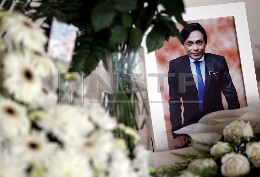 File picture taken at a memorial held for deputy public prosecutor Datuk Anthony Kevin Morais not long after his death in 2015. (NSTP/Aizuddin Saad)