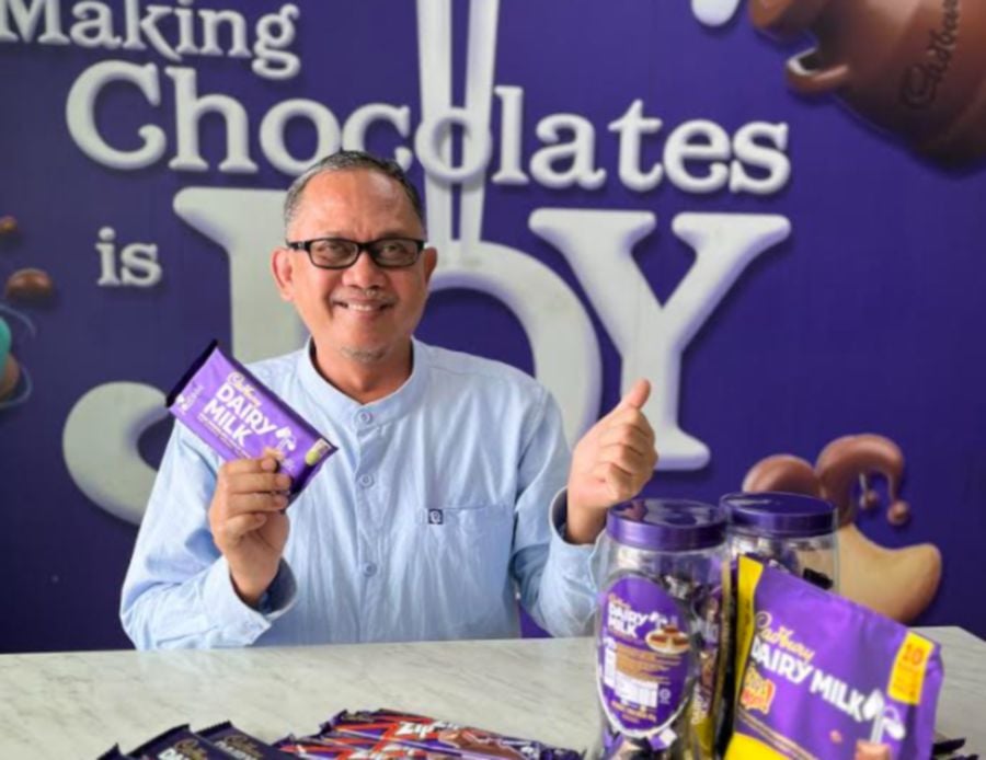 Khalib devoted almost four decades of his life to chocolate and Cadbury. Photo courtesy of Cadbury Confectionery Malaysia Sdn Bhd
