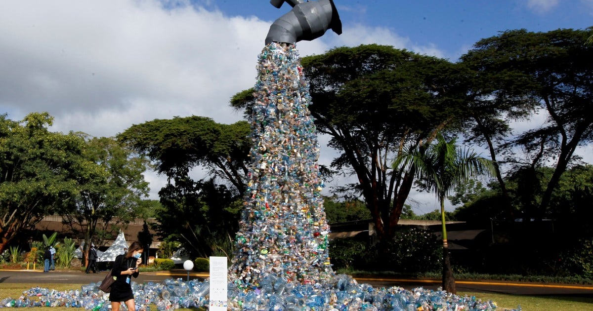 UN agrees to create 'historic' global treaty on plastic trash
