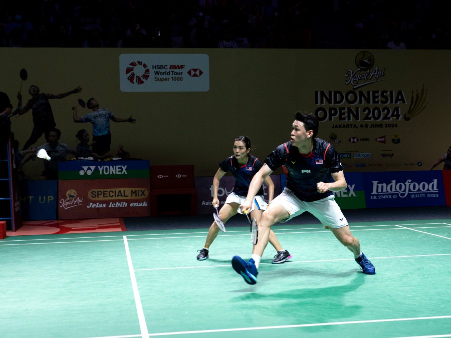 Malaysia's mixed doubles shuttlers Tan Kian Meng and Lai Pei Jing. -- BERNAMA PIC